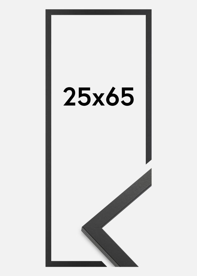 Kehys Trendy Akryylilasi Musta 25x65 cm