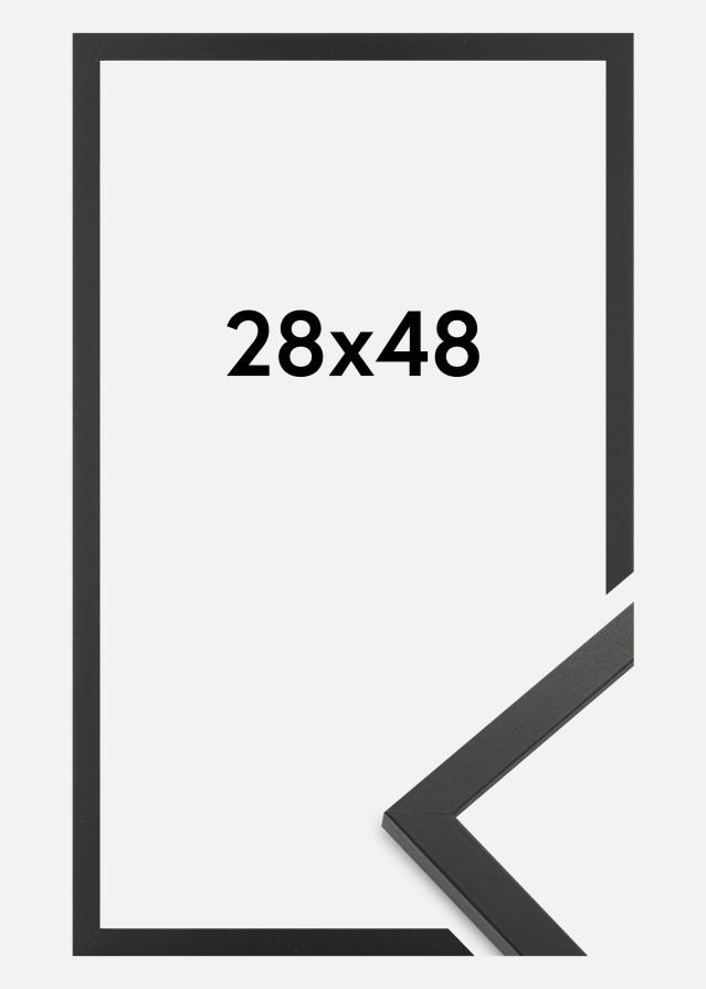 Kehys Trendy Akryylilasi Musta 28x48 cm