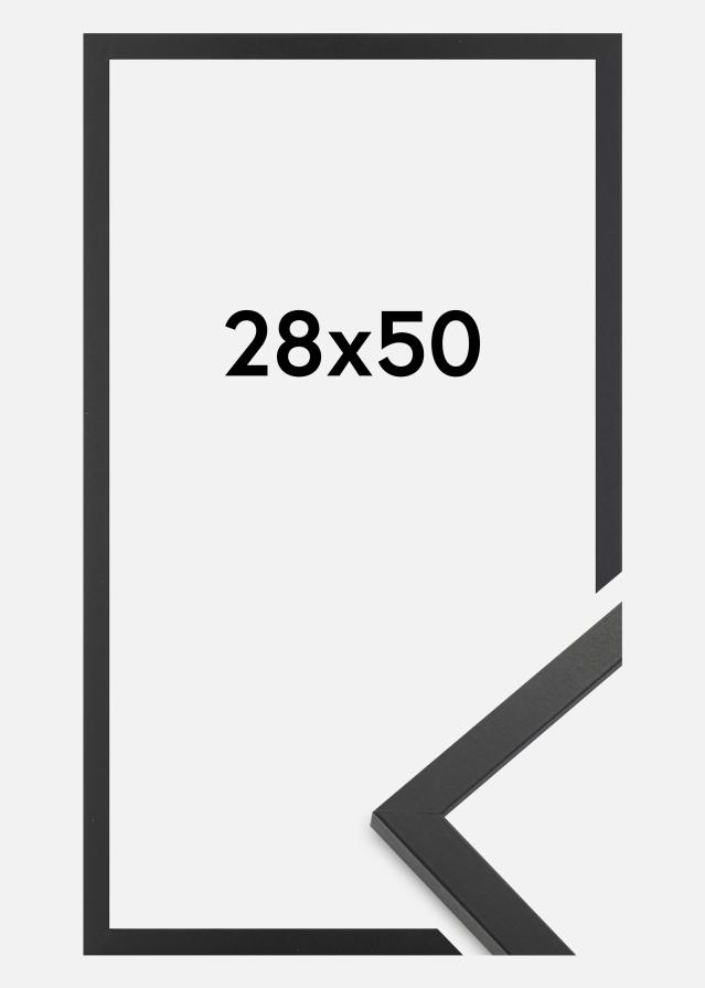 Kehys Trendy Akryylilasi Musta 28x50 cm