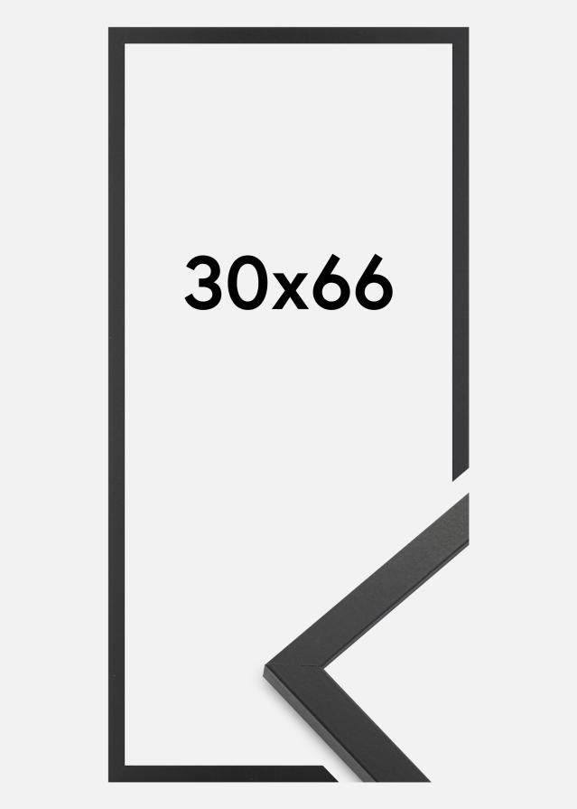 Kehys Trendy Akryylilasi Musta 30x66 cm