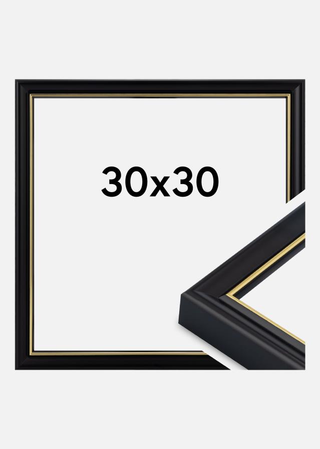 Kehys Canterbury Akryylilasi Musta 30x30 cm
