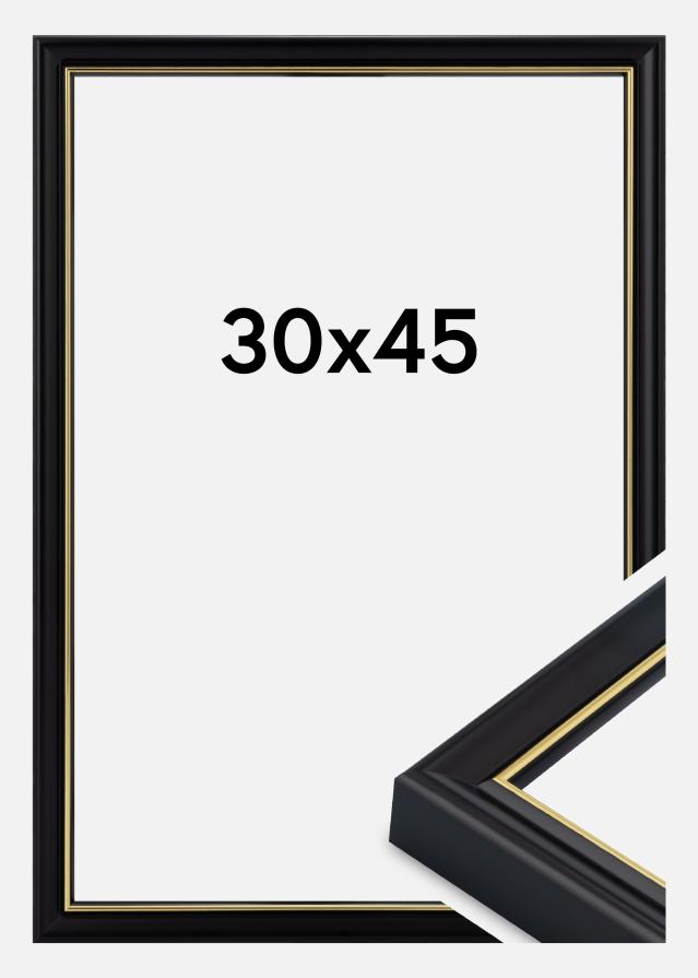 Kehys Canterbury Akryylilasi Musta 30x45 cm