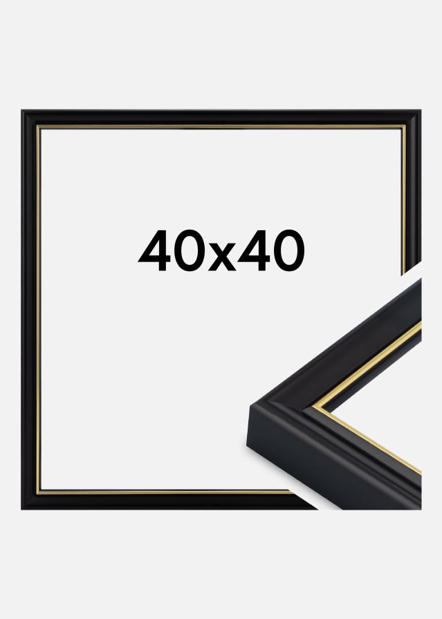 Kehys Canterbury Akryylilasi Musta 40x40 cm