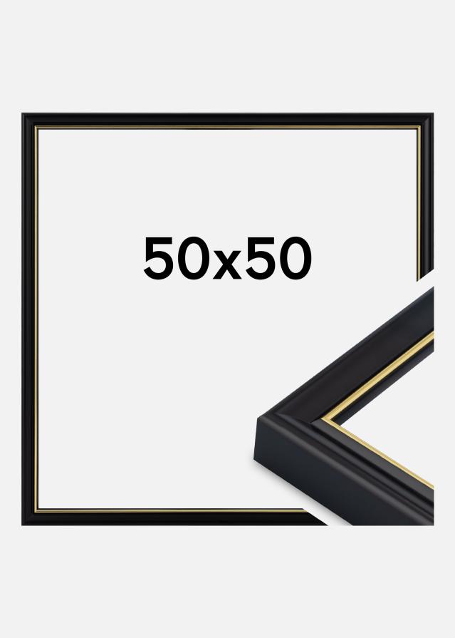 Kehys Canterbury Akryylilasi Musta 50x50 cm