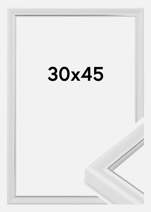 Kehys Canterbury Akryylilasi Valkoinen 30x45 cm