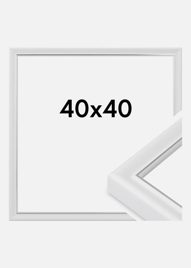 Kehys Canterbury Akryylilasi Valkoinen 40x40 cm