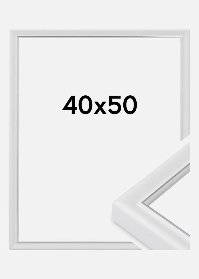 Kehys Canterbury Akryylilasi Valkoinen 40x50 cm