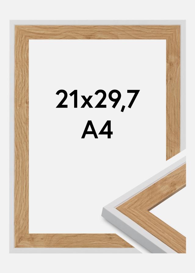 Kehys Clearline Akryylilasi Valkoinen 21x29.7 cm (A4)