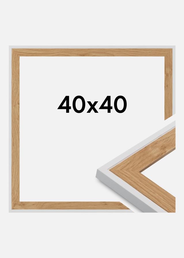 Kehys Clearline Akryylilasi Valkoinen 40x40 cm