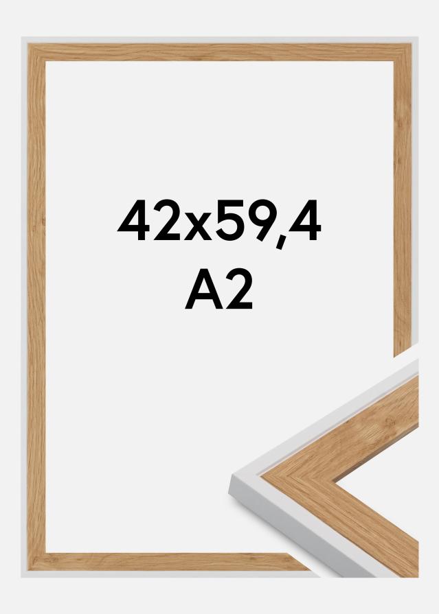 Kehys Clearline Akryylilasi Valkoinen 42x59,4 cm (A2)