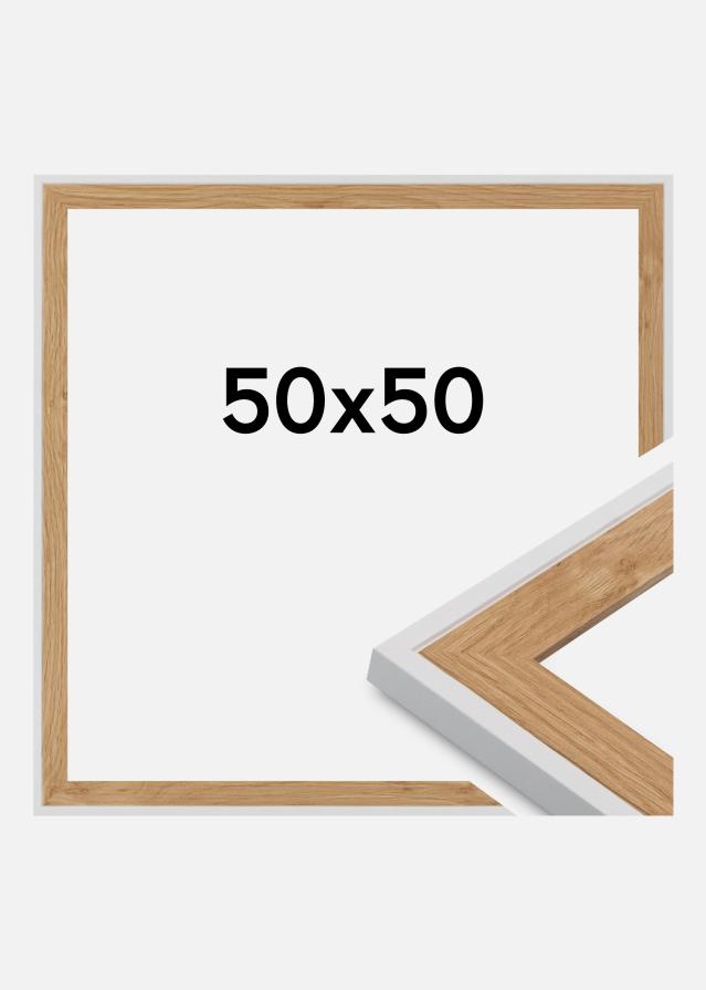 Kehys Clearline Akryylilasi Valkoinen 50x50 cm