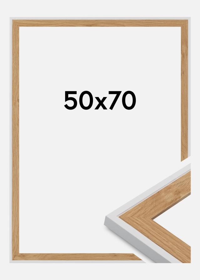 Kehys Clearline Akryylilasi Valkoinen 50x70 cm