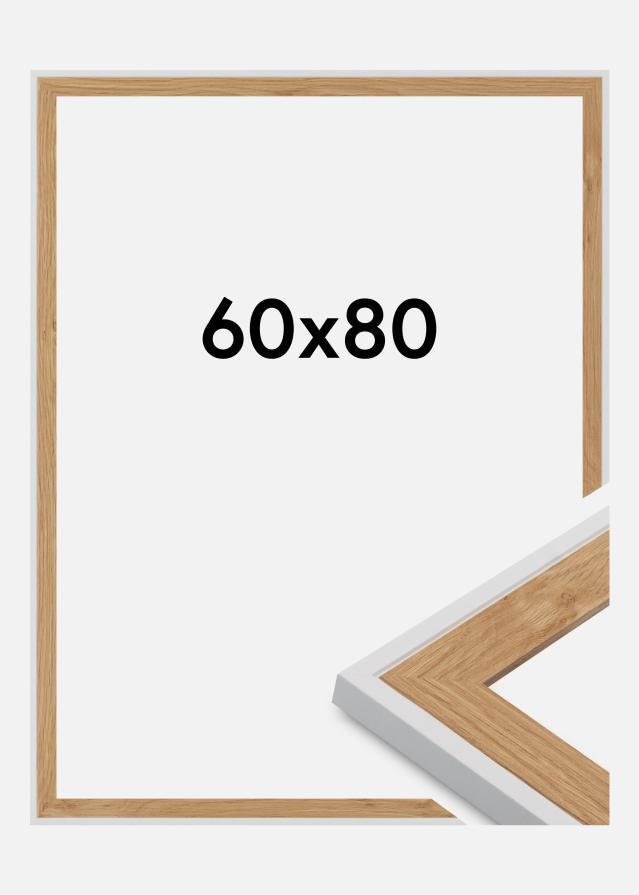 Kehys Clearline Akryylilasi Valkoinen 60x80 cm