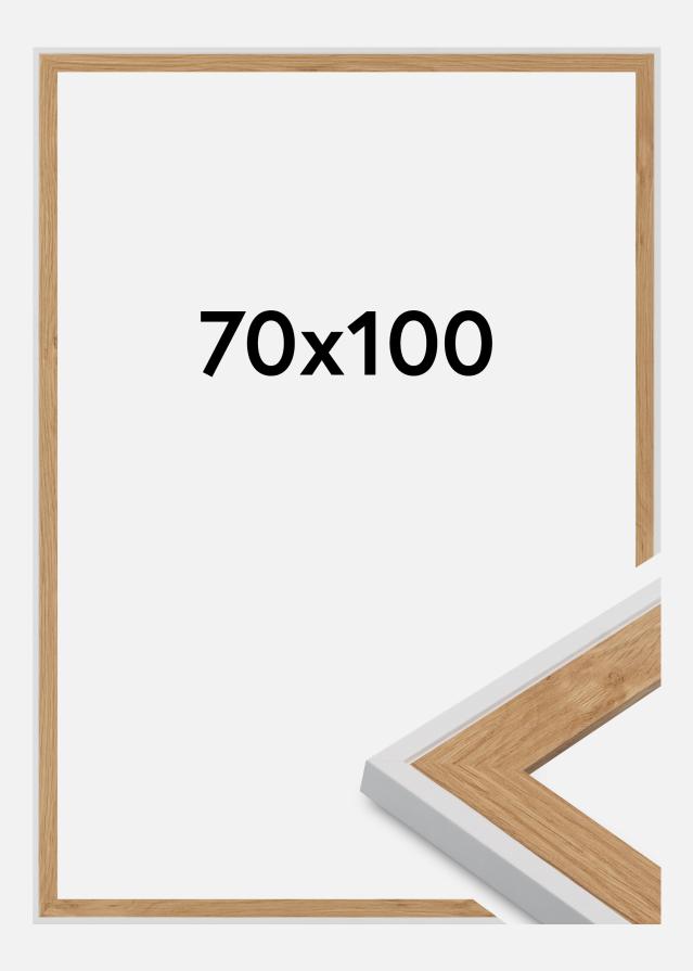 Kehys Clearline Akryylilasi Valkoinen 70x100 cm