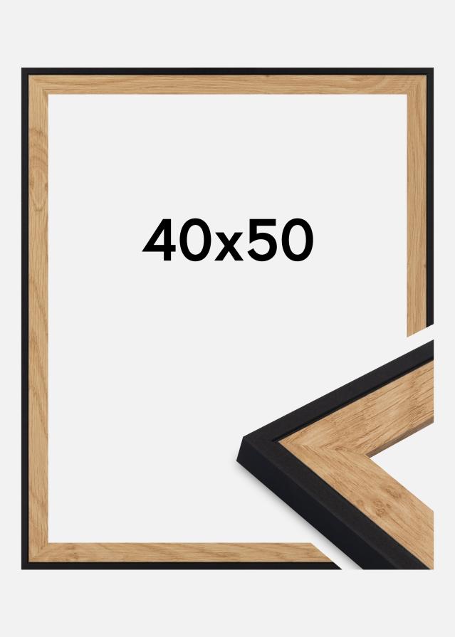 Kehys Iris Akryylilasi Musta 40x50 cm