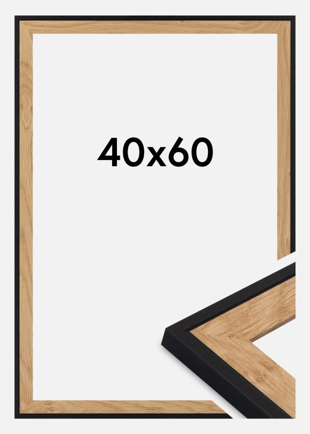 Kehys Iris Akryylilasi Musta 40x60 cm