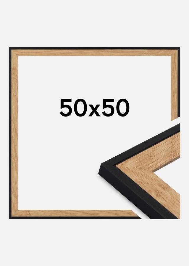 Kehys Iris Akryylilasi Musta 50x50 cm