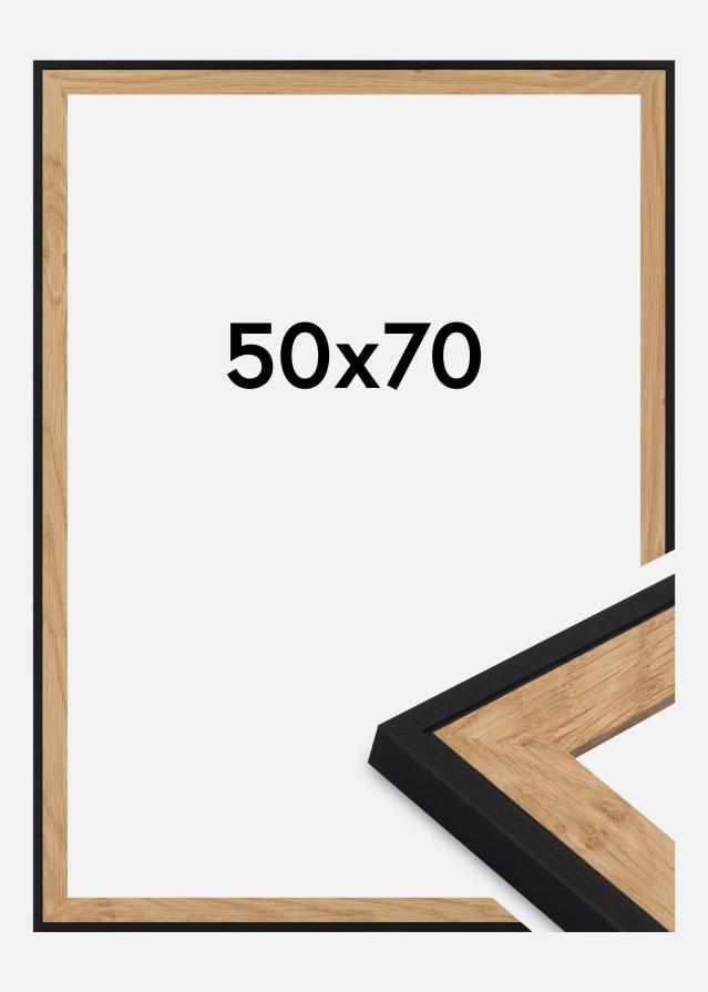 Kehys Iris Akryylilasi Musta 50x70 cm