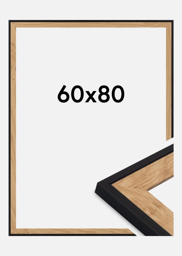 Kehys Iris Akryylilasi Musta 60x80 cm