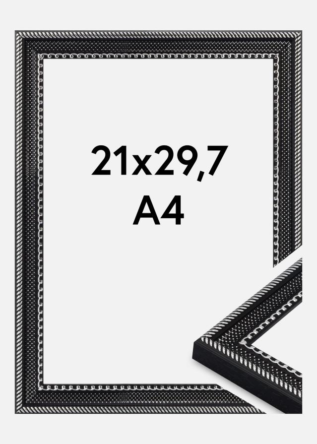 Kehys Trellis Akryylilasi Musta 21x29,7 cm (A4)