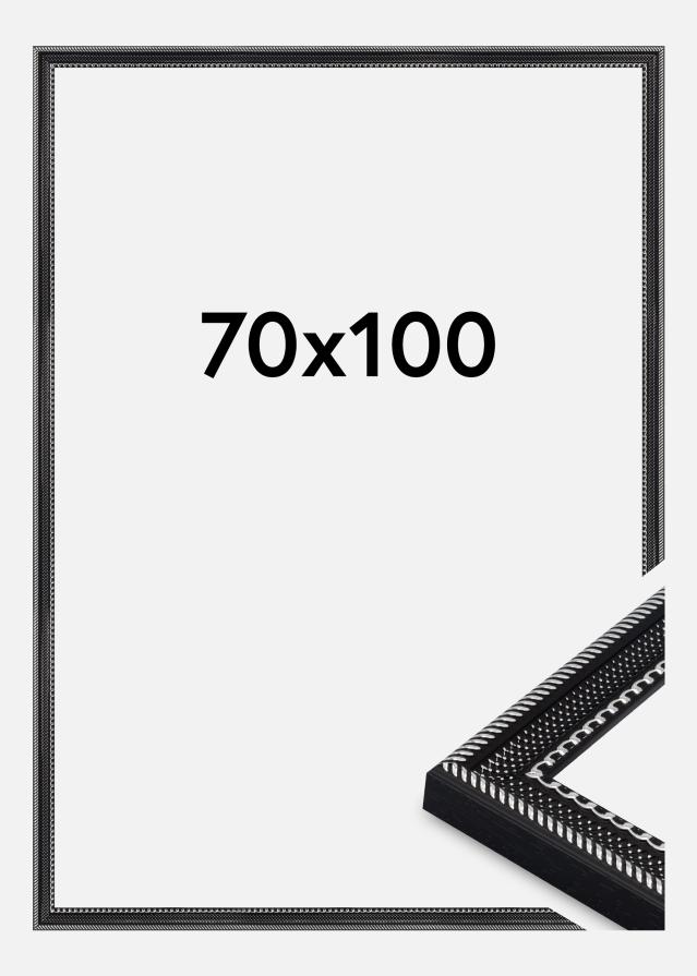Kehys Trellis Akryylilasi Musta 70x100 cm