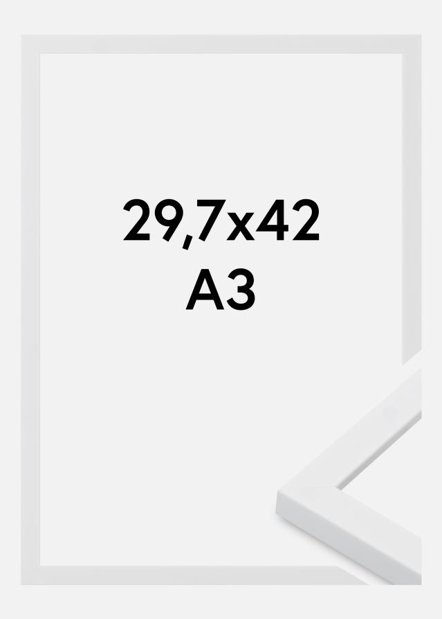 Kehys Oban Akryylilasi Valkoinen 29,7x42 cm (A3)