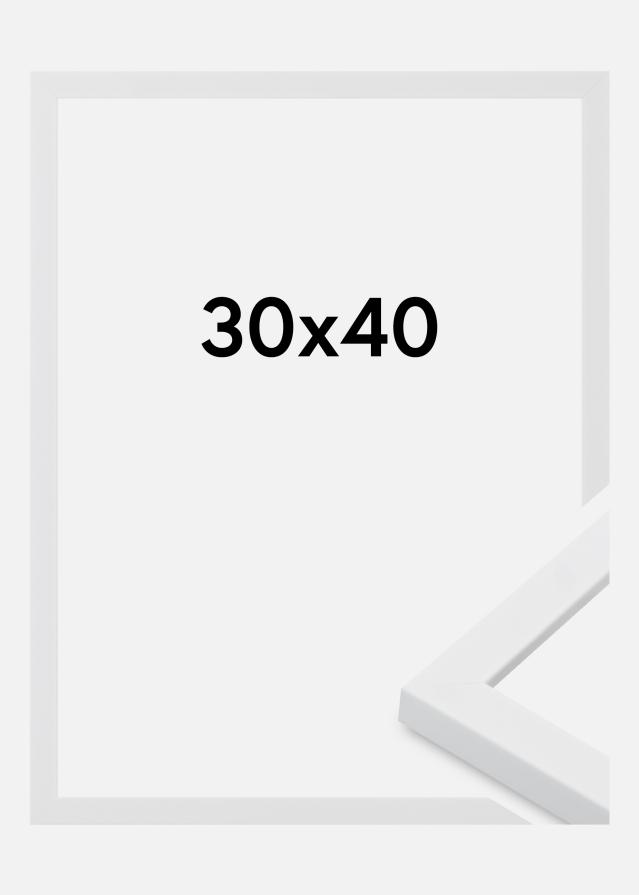 Kehys Oban Akryylilasi Valkoinen 30x40 cm