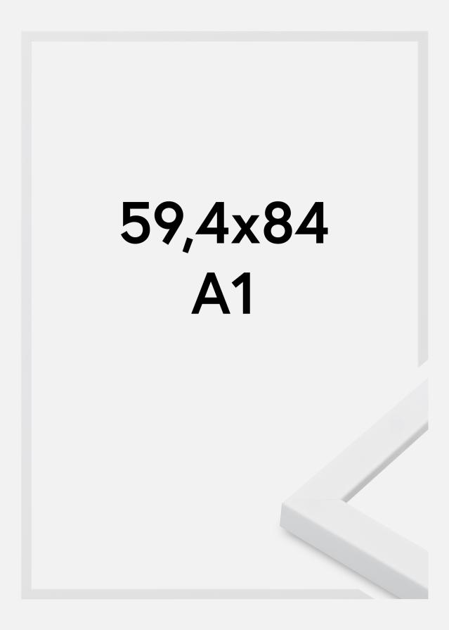 Kehys Oban Akryylilasi Valkoinen 59.4x84 cm (A1)