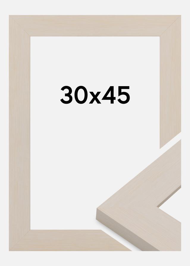Kehys Pembrokeshire Akryylilasi Valkoinen 30x45 cm
