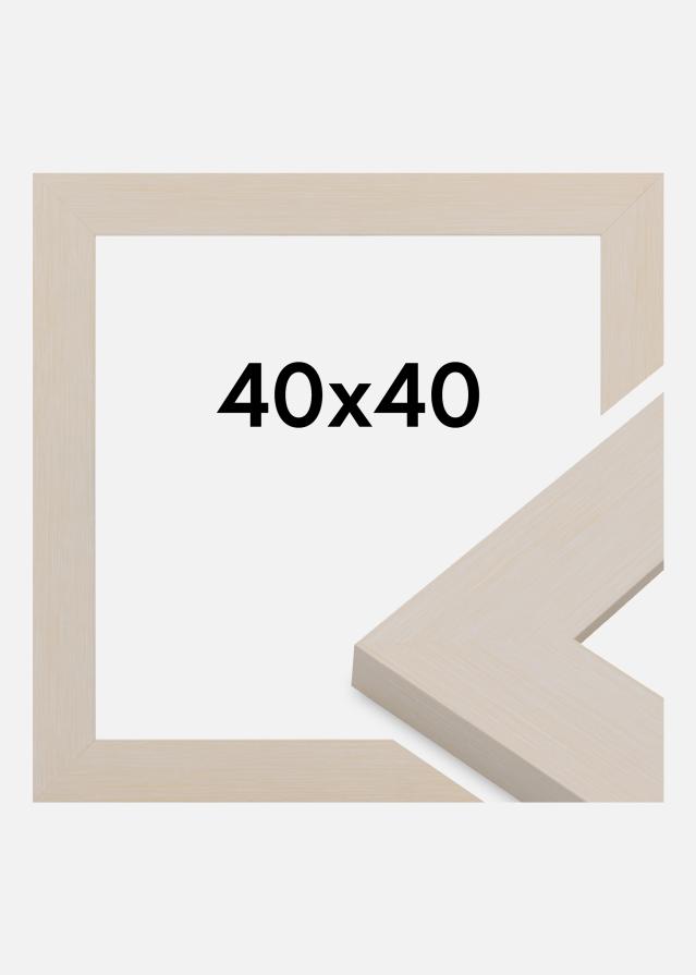 Kehys Pembrokeshire Akryylilasi Valkoinen 40x40 cm