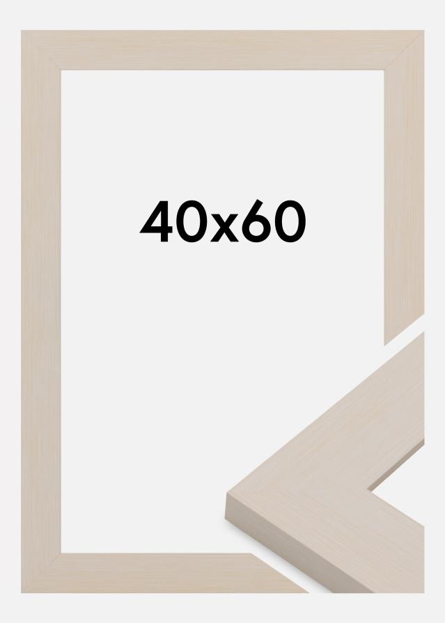 Kehys Pembrokeshire Akryylilasi Valkoinen 40x60 cm