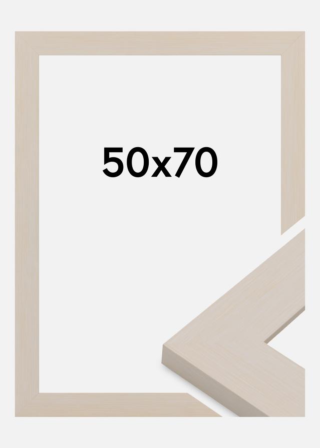 Kehys Pembrokeshire Akryylilasi Valkoinen 50x70 cm