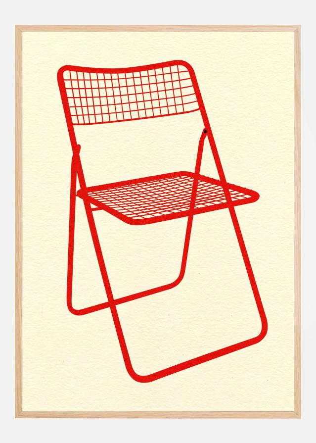 Ted Net Chair Red Juliste