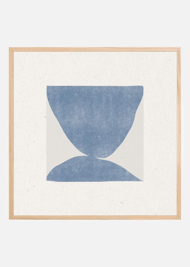 Blue Symmetry Juliste