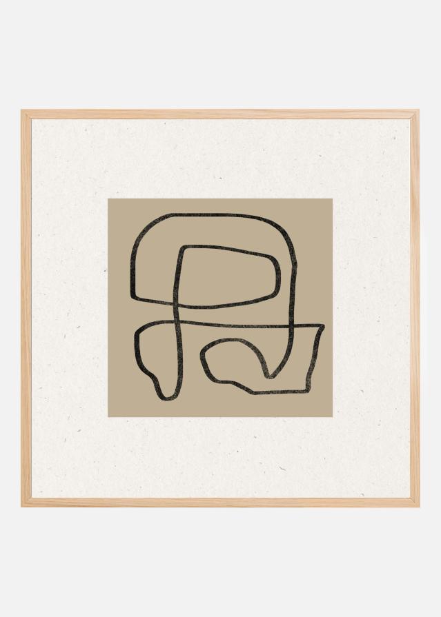 Curved Labyrinth Juliste