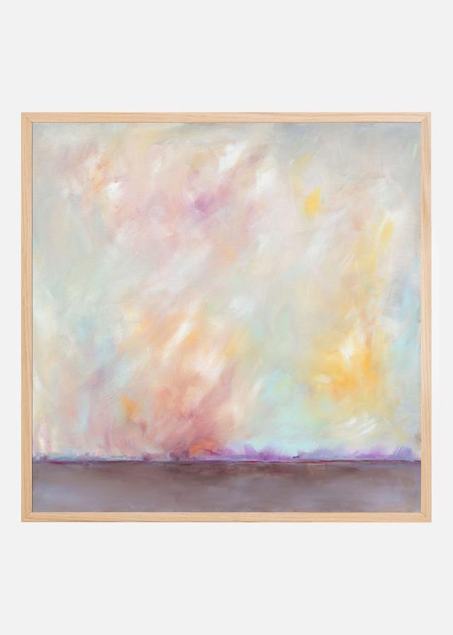 Expressionist Colorful Abstract Juliste