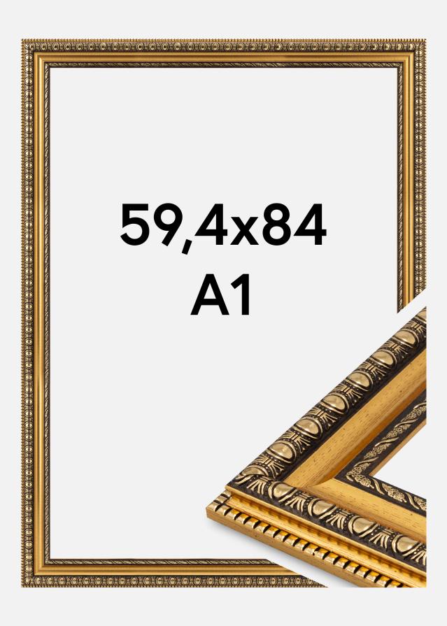 Kehys Ornato Akryylilasi Kulta 59.4x84 cm (A1)