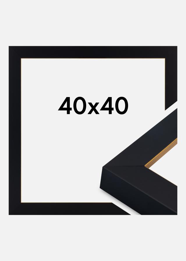 Kehys Sussex Akryylilasi Musta/Kulta 40x40 cm
