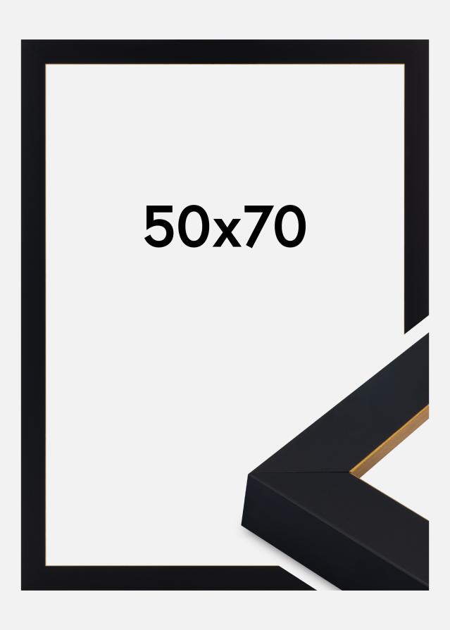 Kehys Sussex Akryylilasi Musta/Kulta 50x70 cm