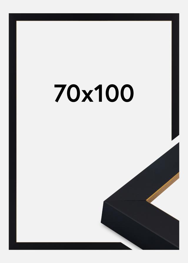 Kehys Sussex Akryylilasi Musta/Kulta 70x100 cm
