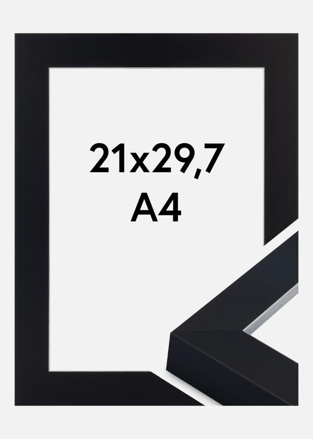 Kehys Sussex Akryylilasi Musta/Hopea 21x29,7 cm (A4)