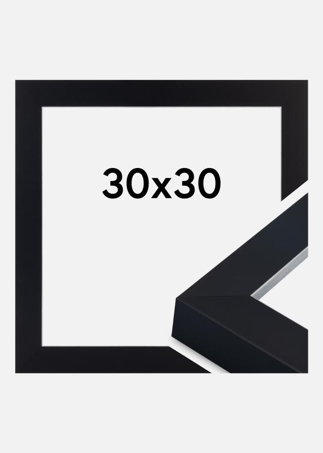 Kehys Sussex Akryylilasi Musta/Hopea 30x30 cm