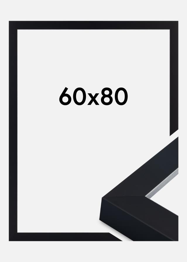 Kehys Sussex Akryylilasi Musta/Hopea 60x80 cm