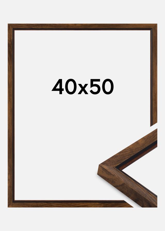 Kehys Obsidian Akryylilasi Pähkinä 40x50 cm