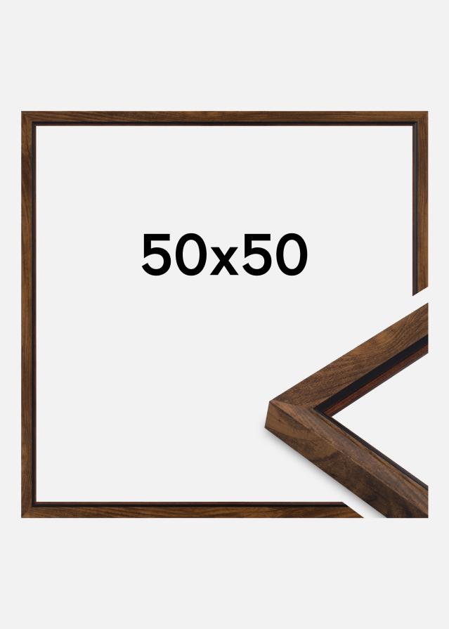 Kehys Obsidian Akryylilasi Pähkinä 50x50 cm