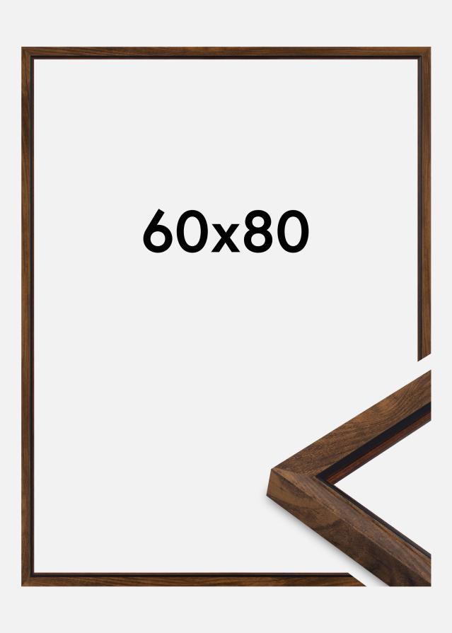 Kehys Obsidian Akryylilasi Pähkinä 60x80 cm