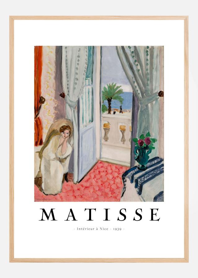 IntAcrieur An Nice - Henri Matisse Juliste