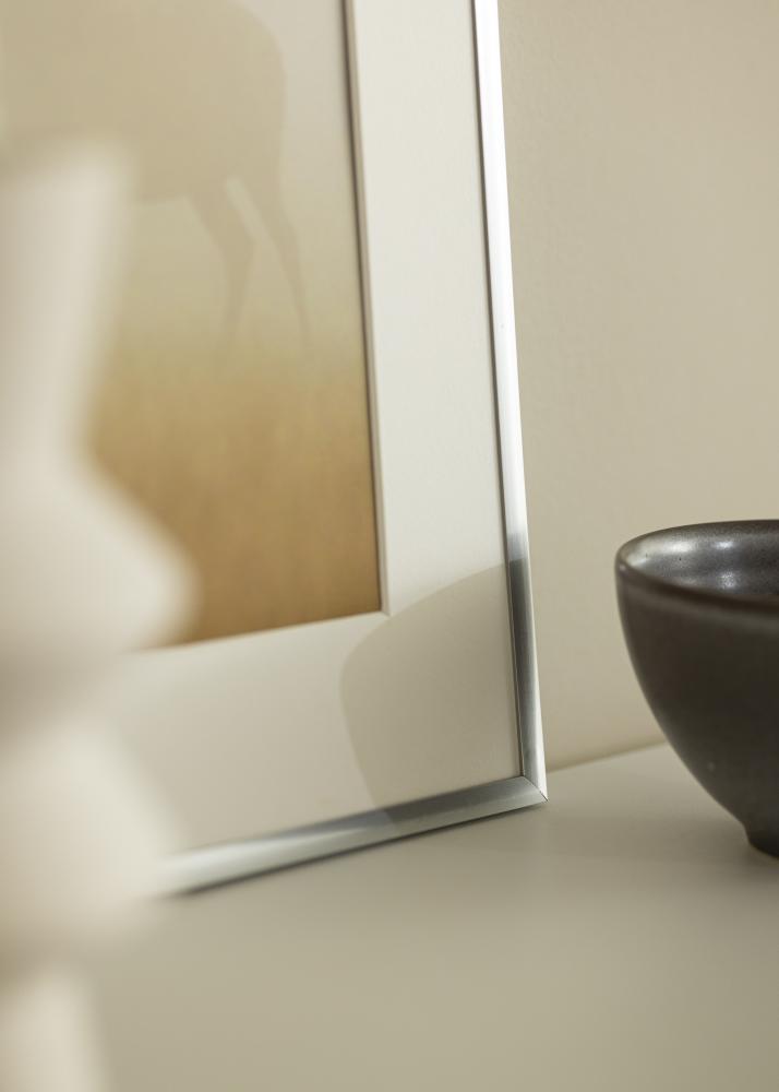 Kehys New Lifestyle Hopea 10x18 cm - Passepartout Valkoista 8x10 cm