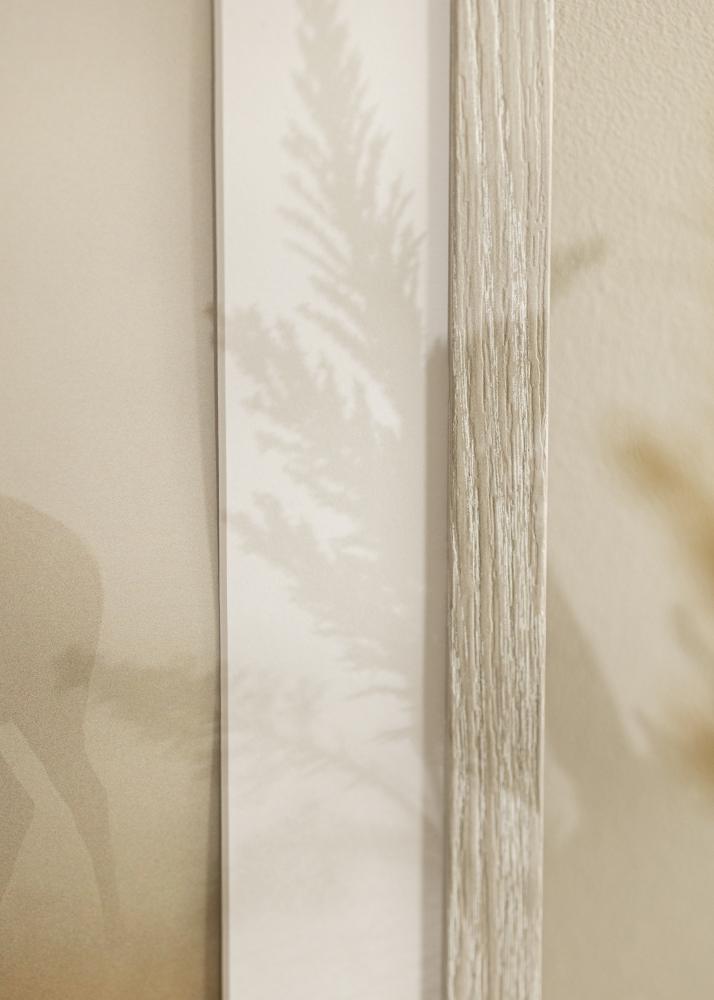 Kehys Stilren Vaaleanharma Tammi 42x59,4 cm - Passepartout Valkoista 25x38 cm