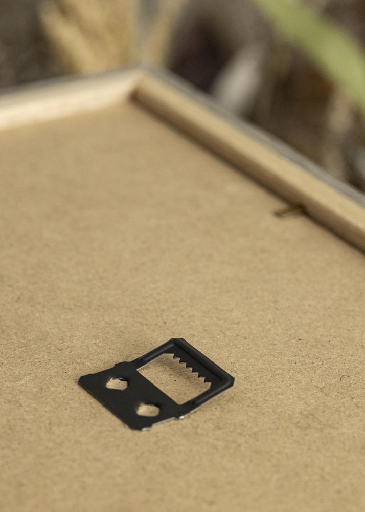 Kehys Stilren Harmaa Tammi 40x50 cm - Passepartout Valkoista 27,5x37 cm